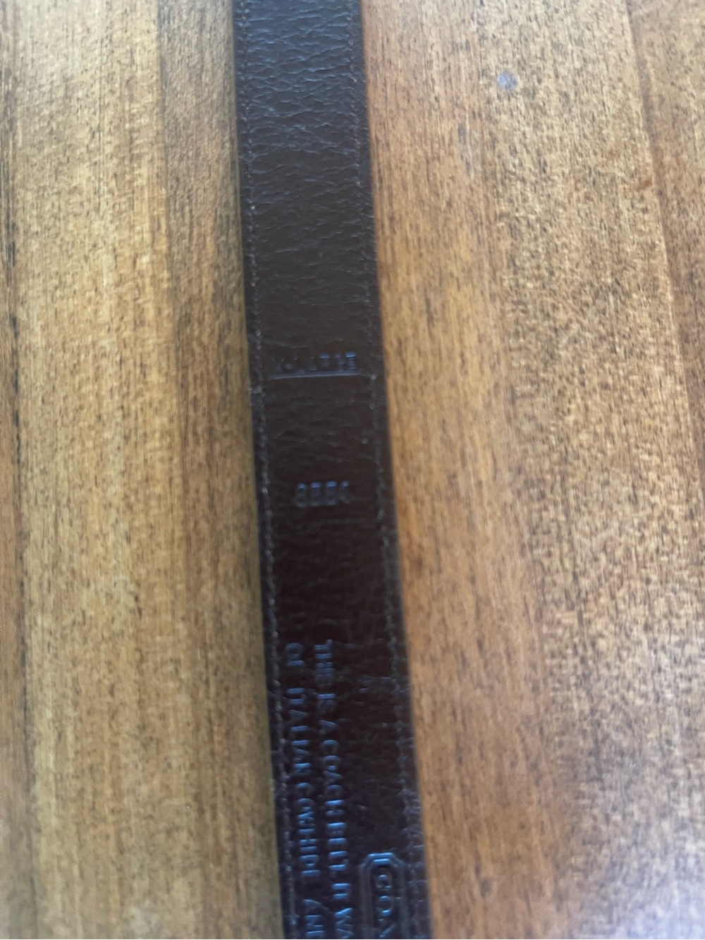 Coach Italian leather belt . XL - Picture 5 of 7